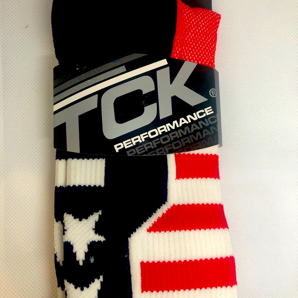 TCK performance crew socks. Size Large
